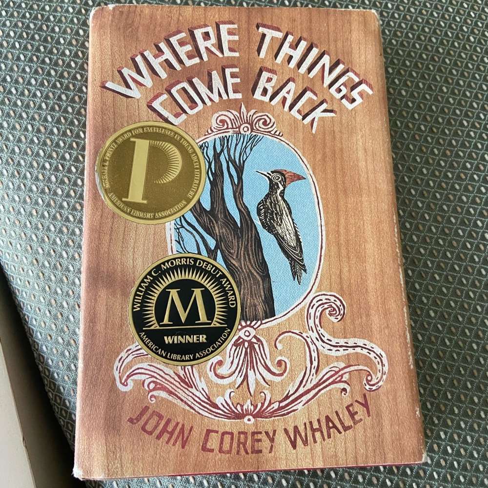 FREE W PURCHASE Where things come back by John Corey Whaley